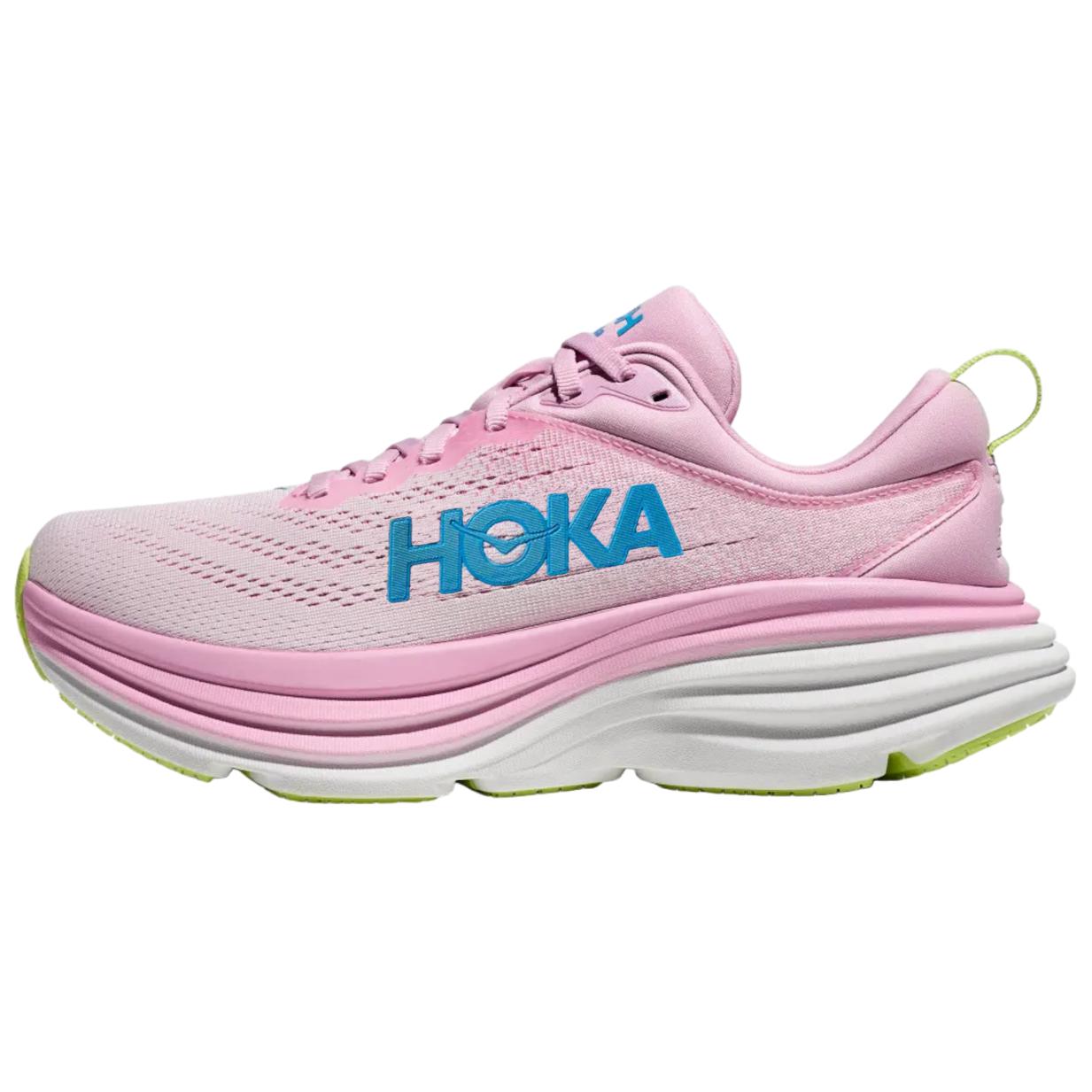 

Hoka One One Bondi 8 Fashion Comfortable Slip Resistant Durable Low Top Training Running Shoes Women sneaker Pink 1127952-PTWL 36.5