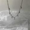 Ahle Design Choker Halskette für Damen Mädchen Mode Statement Quasten Halskette Geschenk für Freundin Punk Hip Hop Hals Schmuck