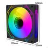 -Fan,PC Fan,5V,3-pin+,4-pin,ARGB,120mm,Good Heat Dissipation,Easy Installation,Fan,Case Cooler Fan