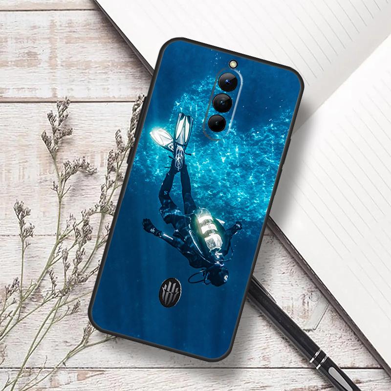 Scuba Diving Diver Case For ZTE Nubia Red Magic 8 9 10 8S 9S 10S 11 Pro Plus 6 7 6S 7S Pro 5G 6R 10 Air Funda