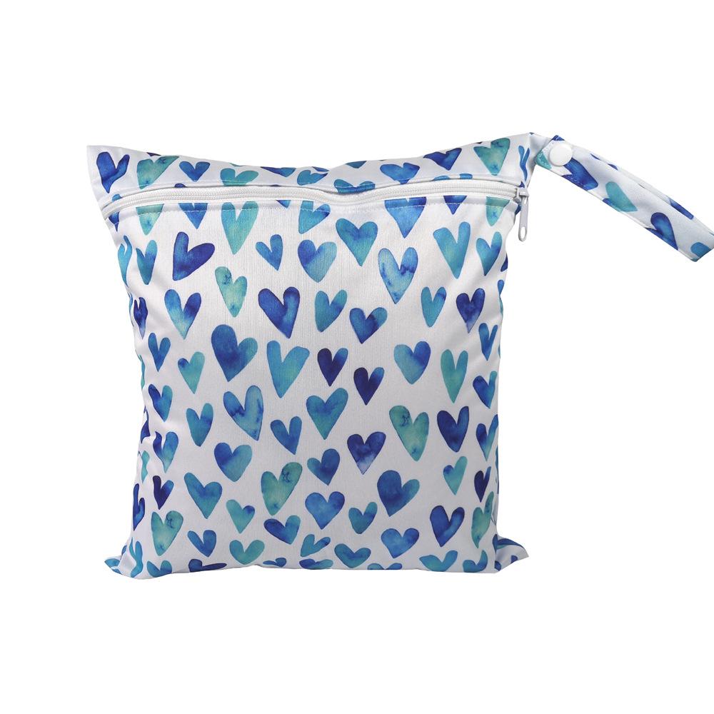 SGS Certified Baby Diaper Bag - Cartoon Pattern, Washable, Wet/Dry Storage
