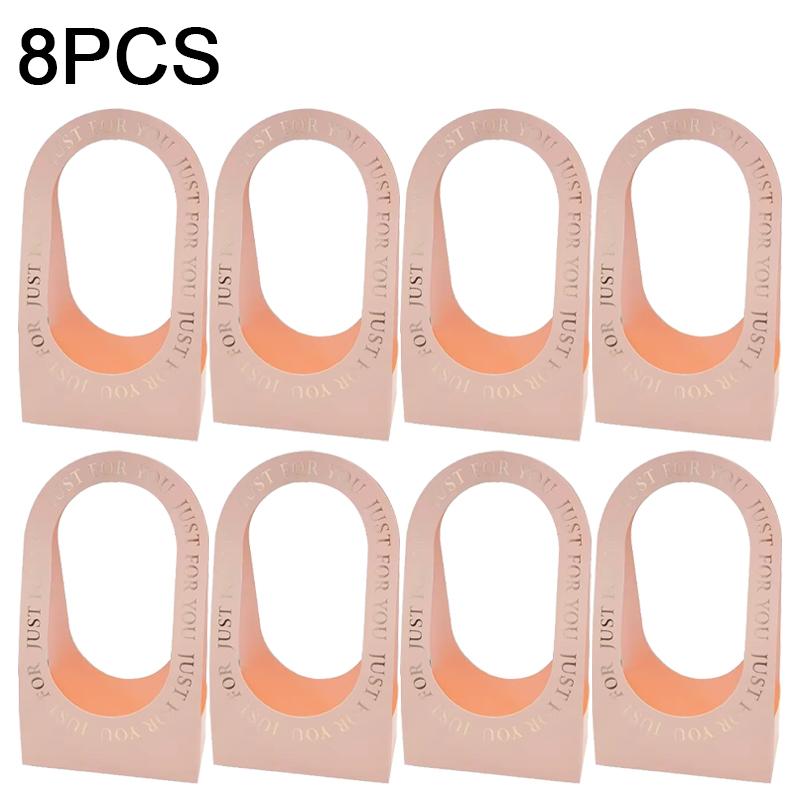 1/4/8/16PCS Foldable Carton Flower Basket Handheld Bouquet Gift Bag Valentine's Day Flower Packaging Wedding Party Decoration