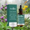 Googeer Gotas Líquidas para Suporte Hepático – Complexo de Cardo Mariano, NAC, Colina, Dente-de-leão, Alcachofra e L-Glutationa – 60ml / 2 fl. oz.