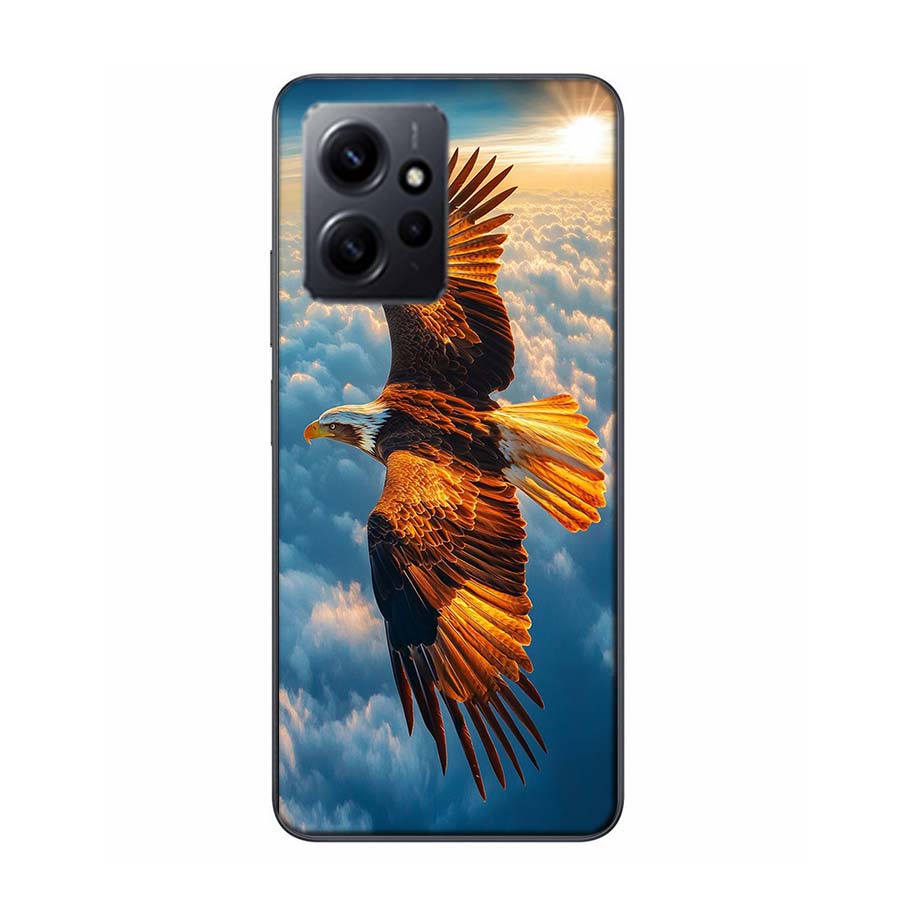 Soaring Eagle Hunting Phone Case For Redmi Note 14 15 Pro 5G 13 12 Pro Plus 11 11T 11E 11S 10 Pro 10S 9 9S Cover Cell Clear TPU