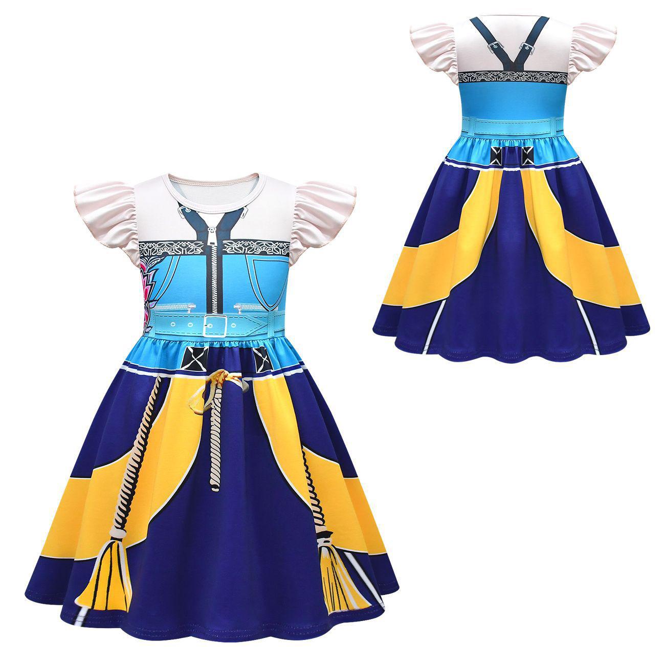 Feifei sleeve skirt kpop witch hunter group cosplay children s dress children s little girl princess dress 160