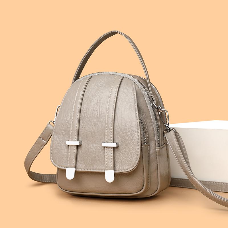 Fashion Solid Color PU Women's Crossbody Bag  New Versatile Commuting Bag Casual Handbag