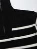 Autumn/Winter Color Block Striped Zip-Up Sweater - Long Sleeve Fashion for Europe & America