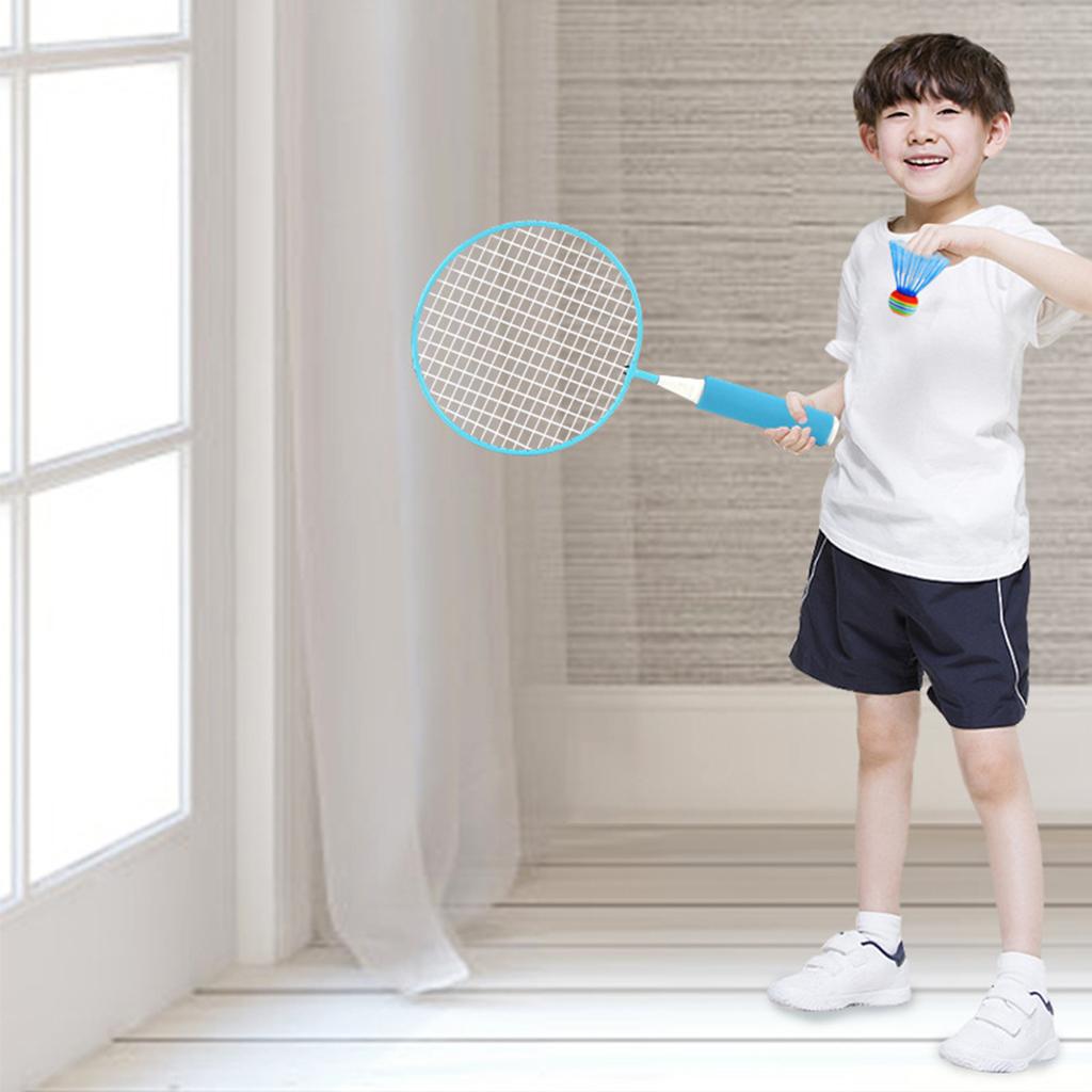 Children Badminton Racket Set Outdoor Sports Leisure Toys Lightweight Portable Badminton Parent-child Interactive Game Toys