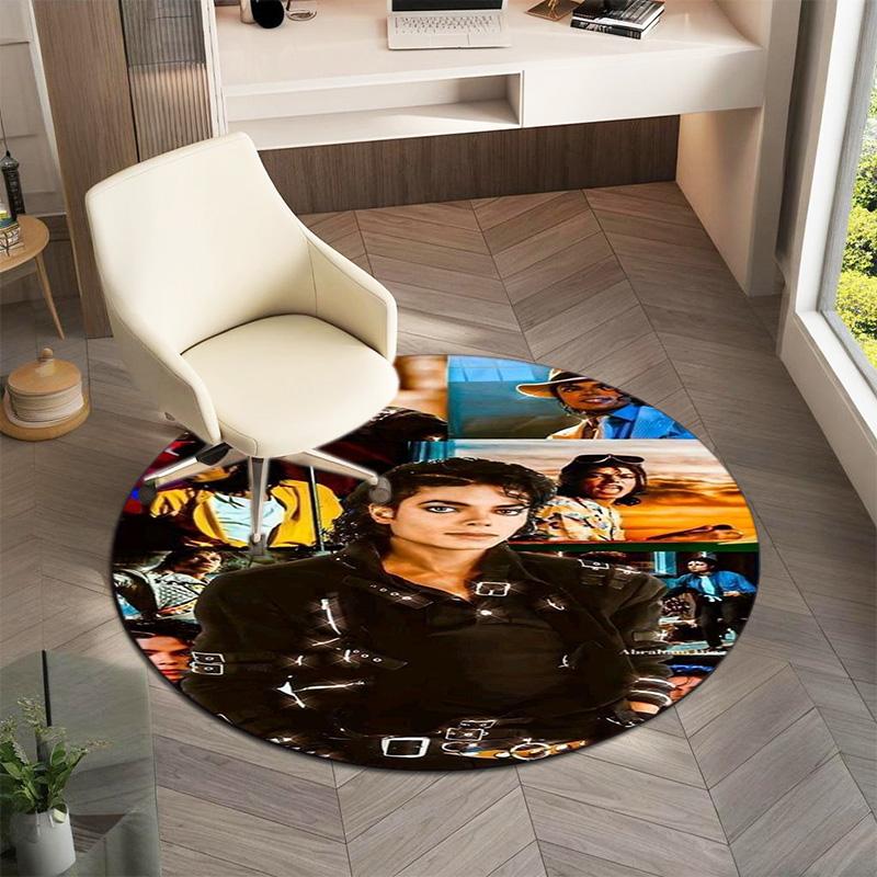 Renowned American Grammy Award Winning Singer Michael Jackson's Circular Carpet Is Soft, Home, Bedroom, Door Mat Decoration, and Non Slip Carpet F1