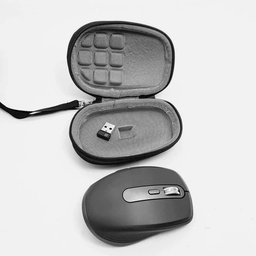 KESYOO Mouse Protective Case, EVA Portable Wireless Mouse Storage Case, 12.0 x 8.5 x 5.6 cm, Shockproof and Durable, Ideal for Travel and Home Use