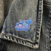 Anime  Blue Enamel Pin Lapel Pins for Backpacks Badges Cartoon Brooch for Clothes Jewelry Gifts for Friends