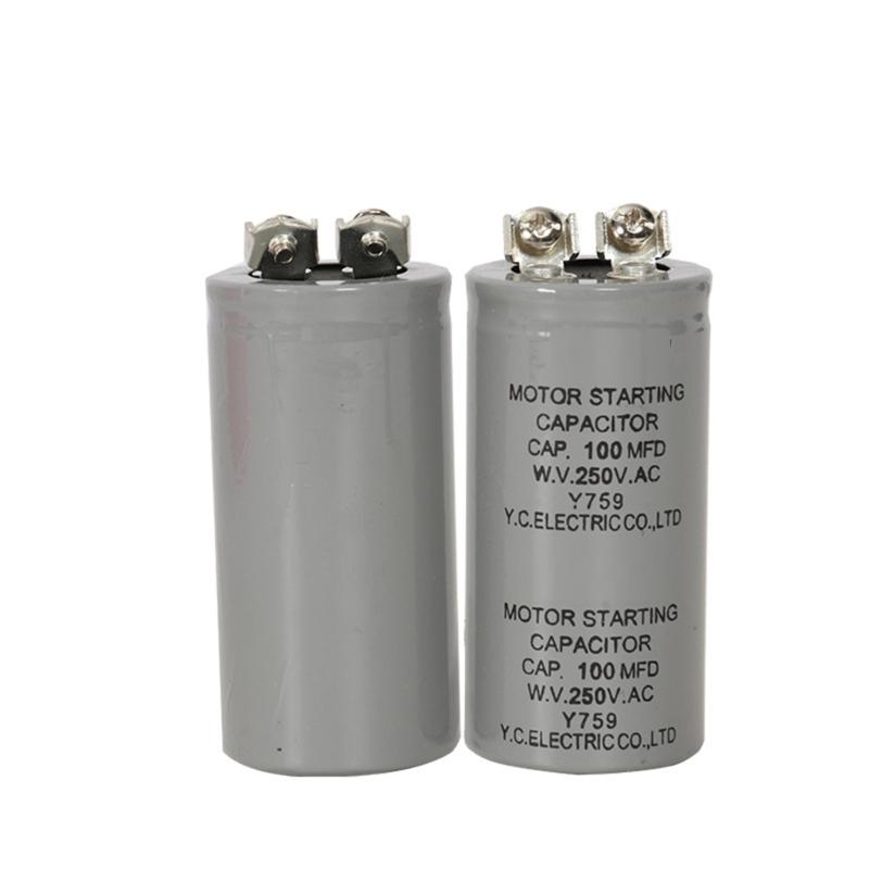 CD60 125V/250V 50UF-1200UF Motor Starting Running Capacitor Motor Start Capacitor Household Industrial Applications