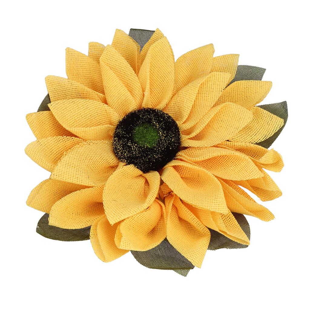 Sunflower Wreath for Front Door Round Artificial Yellow Sunflower Wreath for Front Door Window
