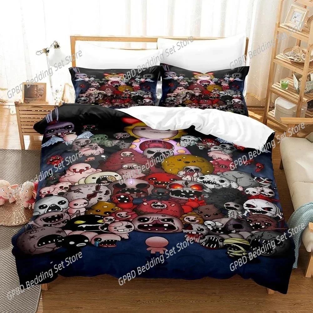Luxury  New 3D Print Game The Binding of isaac Bedding Set Single Twin Full Queen King Size Bed Set Teenager Bedroom Sheet sets