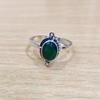 Green Onyx Gemstone Ring 925 Sterling Silver Solid Stone Statement Fashion Rings for Women's Gift Idea Gemstone Jewelry 4.65 Gms Approx
