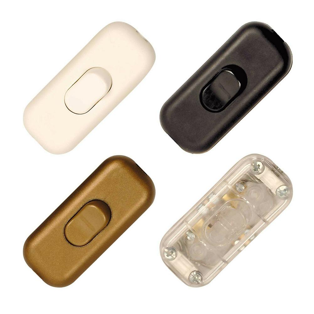 In Line Switch Rocker Switch Bedside Lamp Switch Cord Cable Table Side Lamp