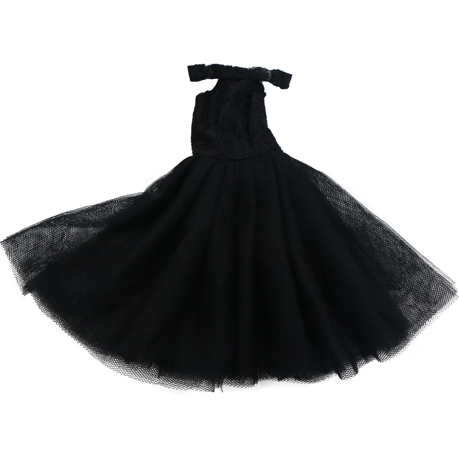 

Одяг для ляльки 1/6 Елегантна мереживна бальна сукня Косплей Сукня танцівниці Наряди Одяг для ляльки 30 см Аксесуари для ляльок 30 см Дитяча іграшка(Жодних ляльок)) чорний