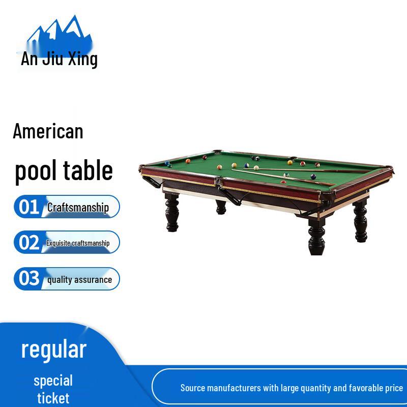 Anjiuxing Classic 8ft American Pool Table