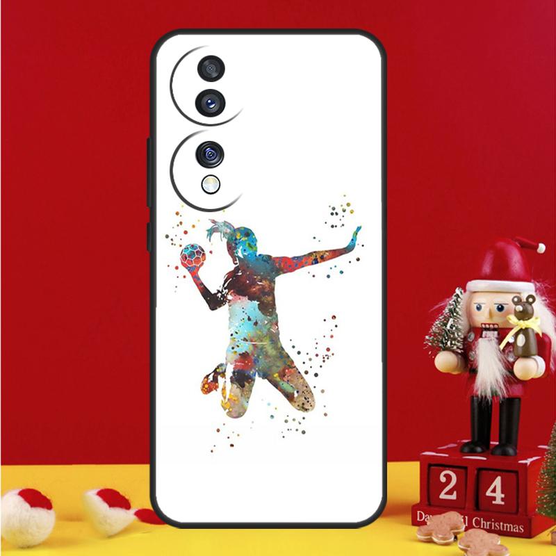 

Stylish Playing Handball Case For Honor Magic 8 5 6 7 Pro Honor Win RT 50 70 90 200 400 Lite X8c X9b X9c X9a X9d Cover Honor 90
