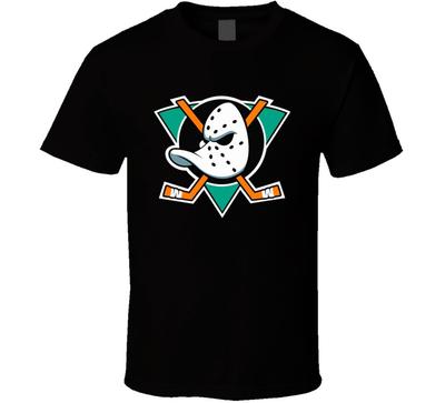 Mighty Ducks Logo Zwart T-shirt