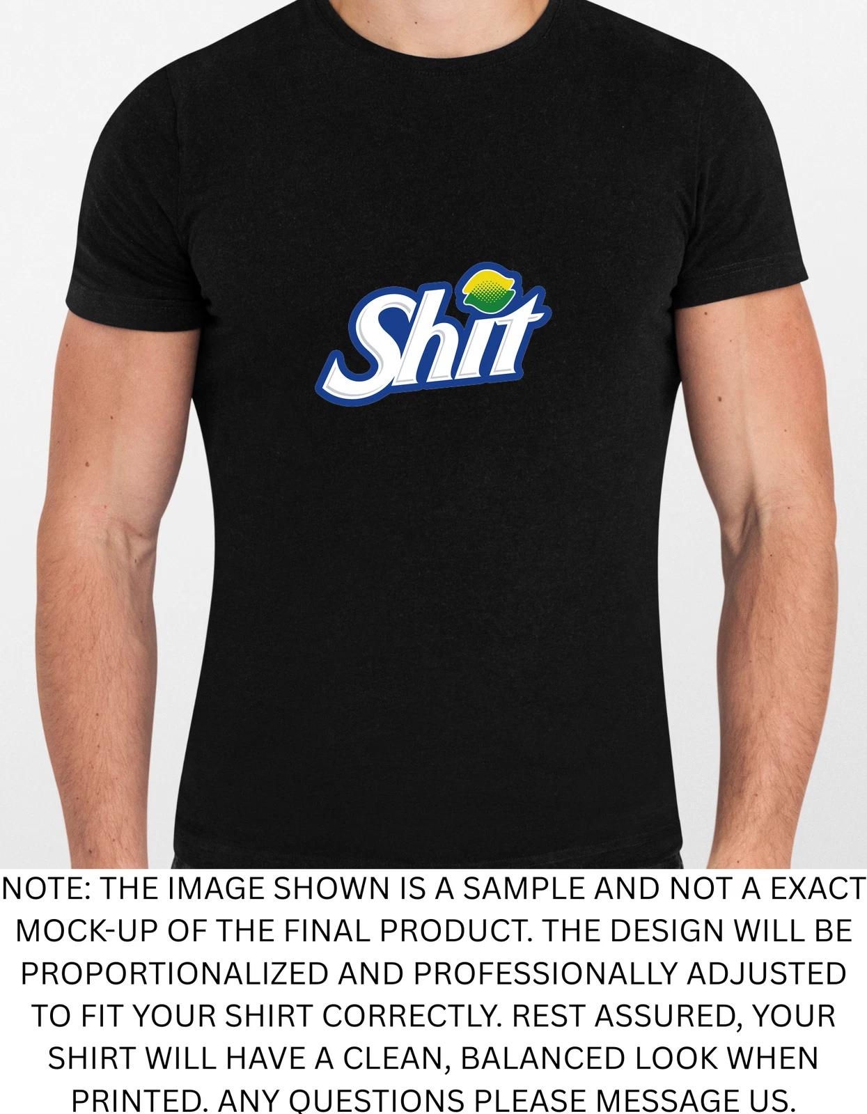 Men s and Women s T-shirts Sh*t Spoof Graphic M