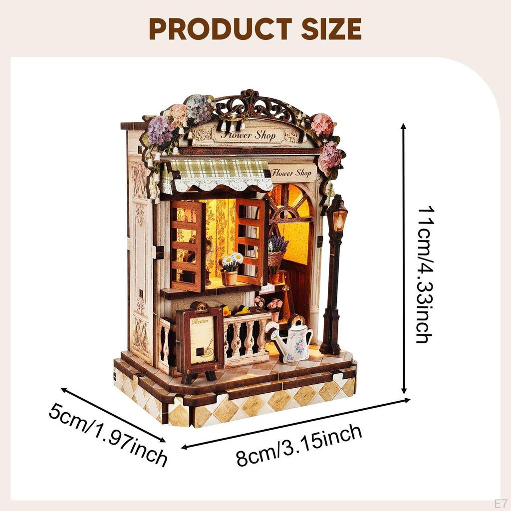DIY Miniature Dollhouse Kit 3D Puzzle Model Hobbies Crafts Desktop Decor Handmade Doll House for