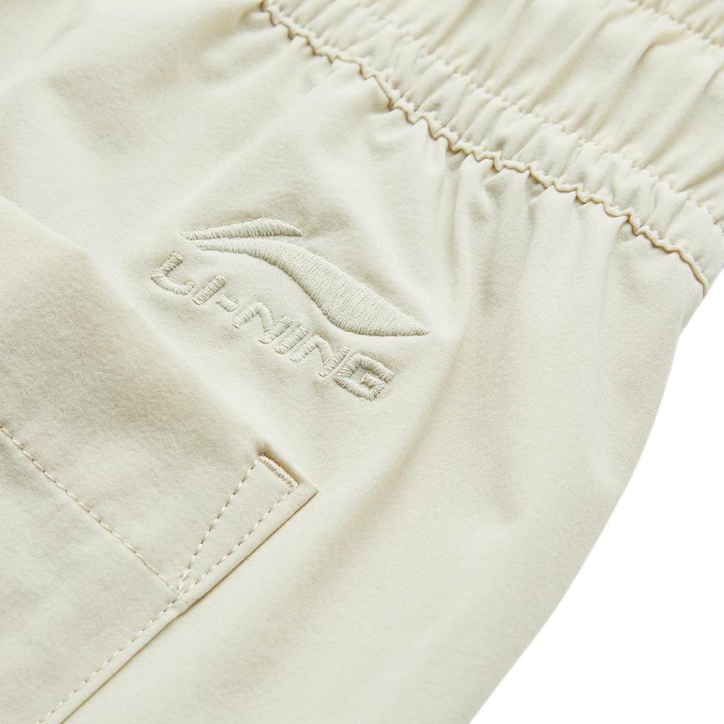 Li Ning Sports Fashion Collection Casual Pants Men's Foam Khaki AYKU593-3