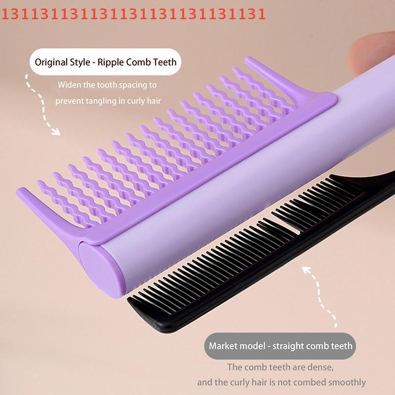 Professional Portable Styling Comb Hairdressing Brush Removable And Replaceable Comb Head Large Wave Hairdressing Comb Salon Use
