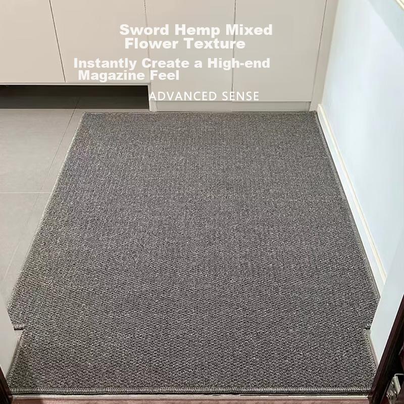 Qimian Entrance Door Mat, Sisal-Like Carpet Doormat, Entrance Hallway Mat, Outdoor Rug, Foot Mat, Cuttable, 80*120