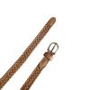 Korean Casual Wax Cord Woven Belt Ladies Waist Strap Fashion Retro Handcrafted Braided Design Adjustable Slim Decorative Daily