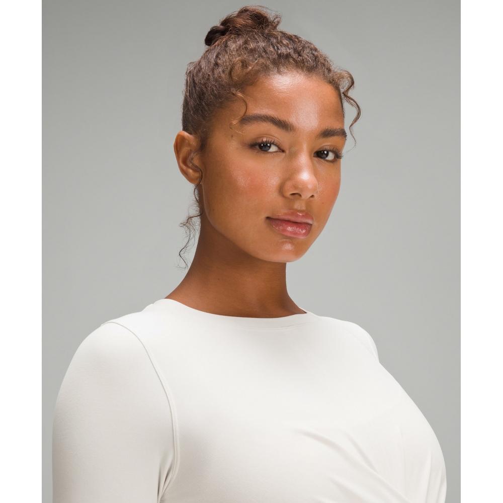 Lululemon Time To resTore Long Sleeve Shirt  Nulu Bone