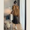 Women's 2024 Autumn/Winter Casual Two-Piece: Sweatshirt and Skirt Set