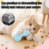 Tough Rubber Pet Toy Dog Molar Chewing with Rope, TPR Spoon Head Durable Woven Heavy Duty Play Knot Training Toy, Macaron Colors Teeth Cleaning