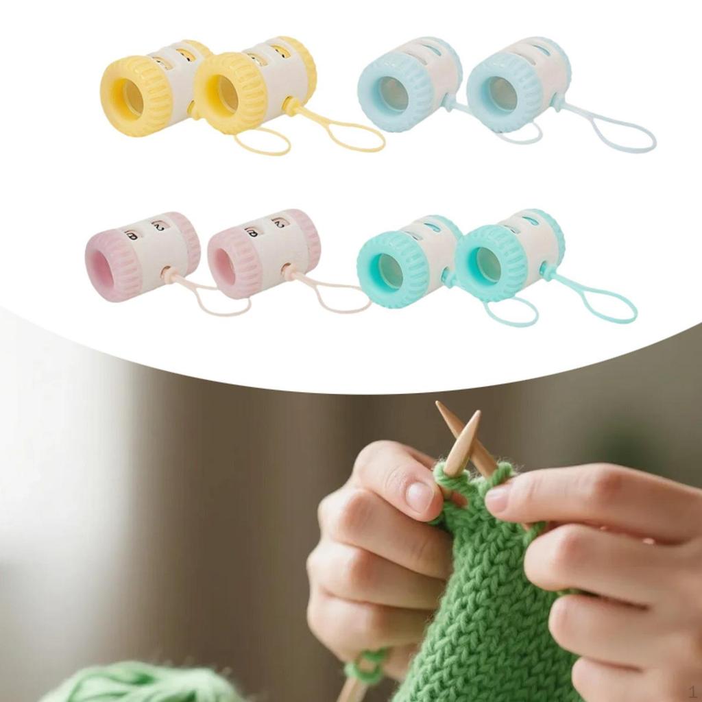 Strickzähler Häkelstichmarkierer, DIY Nähwerkzeug Praktisch Leicht Robust Ersatz