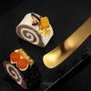 5 Pièces Cuillère à Café Acier Inoxydable Tête Plate Cuillère à Dessert Glace Gâteau Thé au Lait Espresso Cuillère à Remuer Bar Cuisine Vaisselle