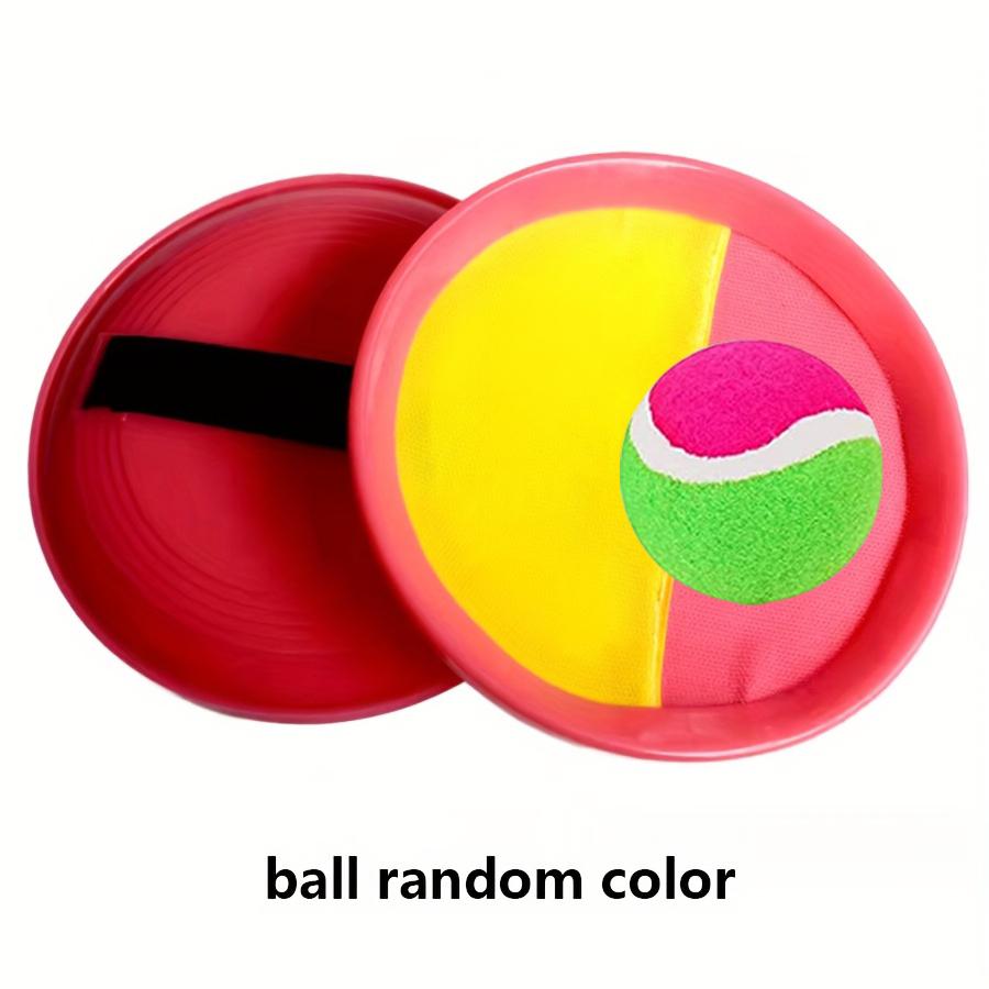 Sticky Rackets with Hard Ball Set Outdoor Toss and Catch Game for Family Backyard Camping Holiday Parties Fun Interactive JXB