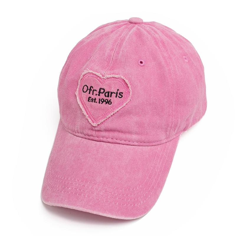 

Summer Women s Baseball Cap Fashion Embroid Cotton Sun Visor Casual Solid Color y2k Pink Cap For Girls Adjustable
