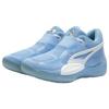 Puma Rise Nitro Elf Round Toe Lace-Up Fabric Slip-Resistant Durable Mid-Top Basketball Shoes Men sneakers Blue 378322-01