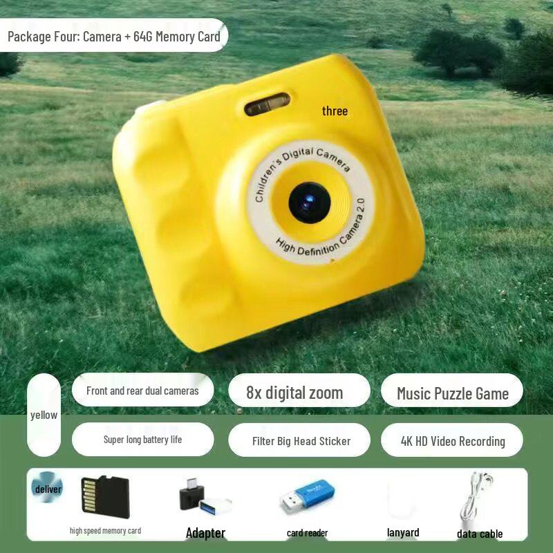 Appareil photo CCD rétro haute valeur Polaroid: Cadeau d'anniversaire parfait, Haute résolution & Portable pour les voyages