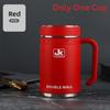 Stainless Steel Travel Mug With Leakproof Lid And Vacuum Insulation For Commuters