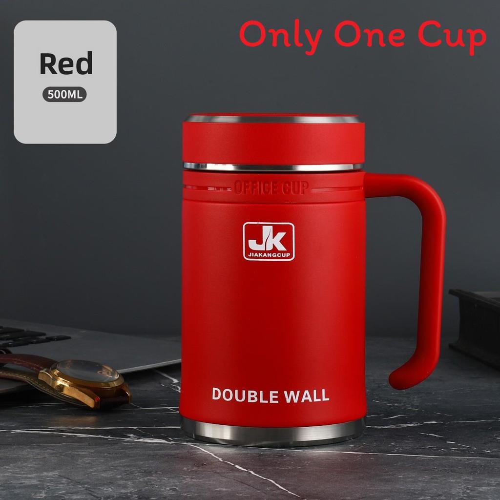 Stainless Steel Travel Mug With Leakproof Lid And Vacuum Insulation For Commuters