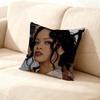 Singer RRihannaES Pillow Case For Sofa Decor Car Office Room Printing Cushion Cover Decorations and Protector