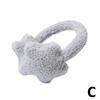 Fashion Autumn Winter Star Fluffy Earmuffs Cute Plush Solid Color Ear Muffs Cold Protection Women Ear Cover Keep Warm