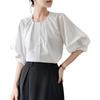 GMXIA Women's Simple Shirt Summer Blouse Commuter Style Medium Sleeve