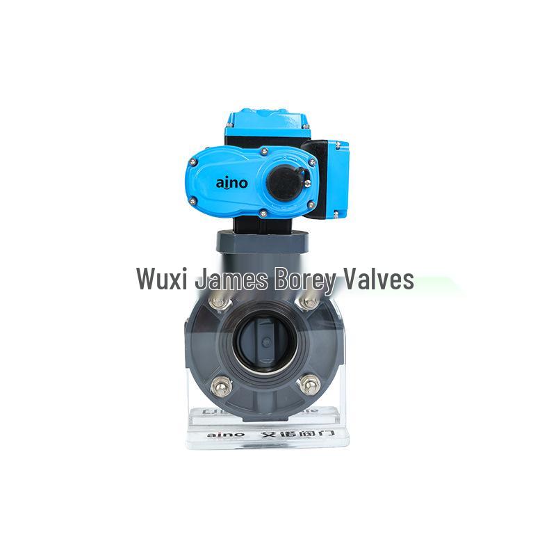 Explosion-proof Acid & Alkali Resistant Electric UPVC Butterfly Valve D971X-10S