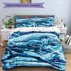 Conjunto de capa de edredom 3 peças (1*Capa de edredom + 2*Fronha, sem núcleo), Conjunto de Roupa de Cama com Estampa da NFL, Decoração de Quarto, Para Todas as Estações, Presente de Aniversário