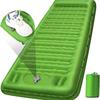 Lightweight Inflatable Camping Pad with Foot Pump - Portable Air Mattress for Outdoor Sleeping