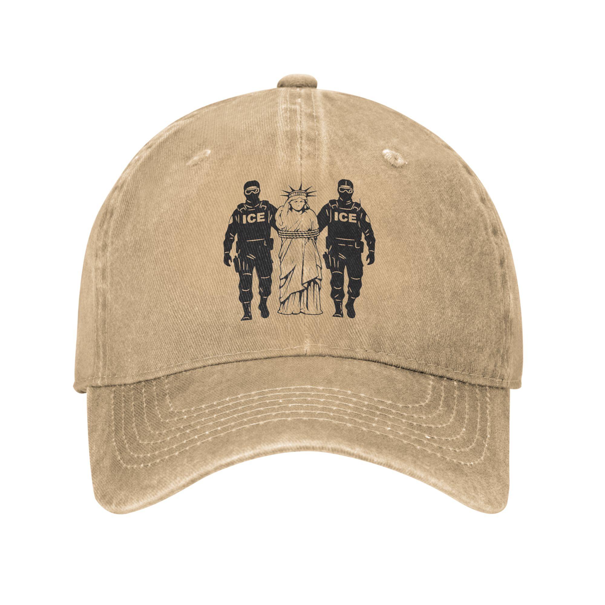 

Spring Abolish ICE Baseball Cap Sun Sun Visor Print Washed Trucker Hat Men Adult Trendy Tennis Skate Baseball Caps One Size