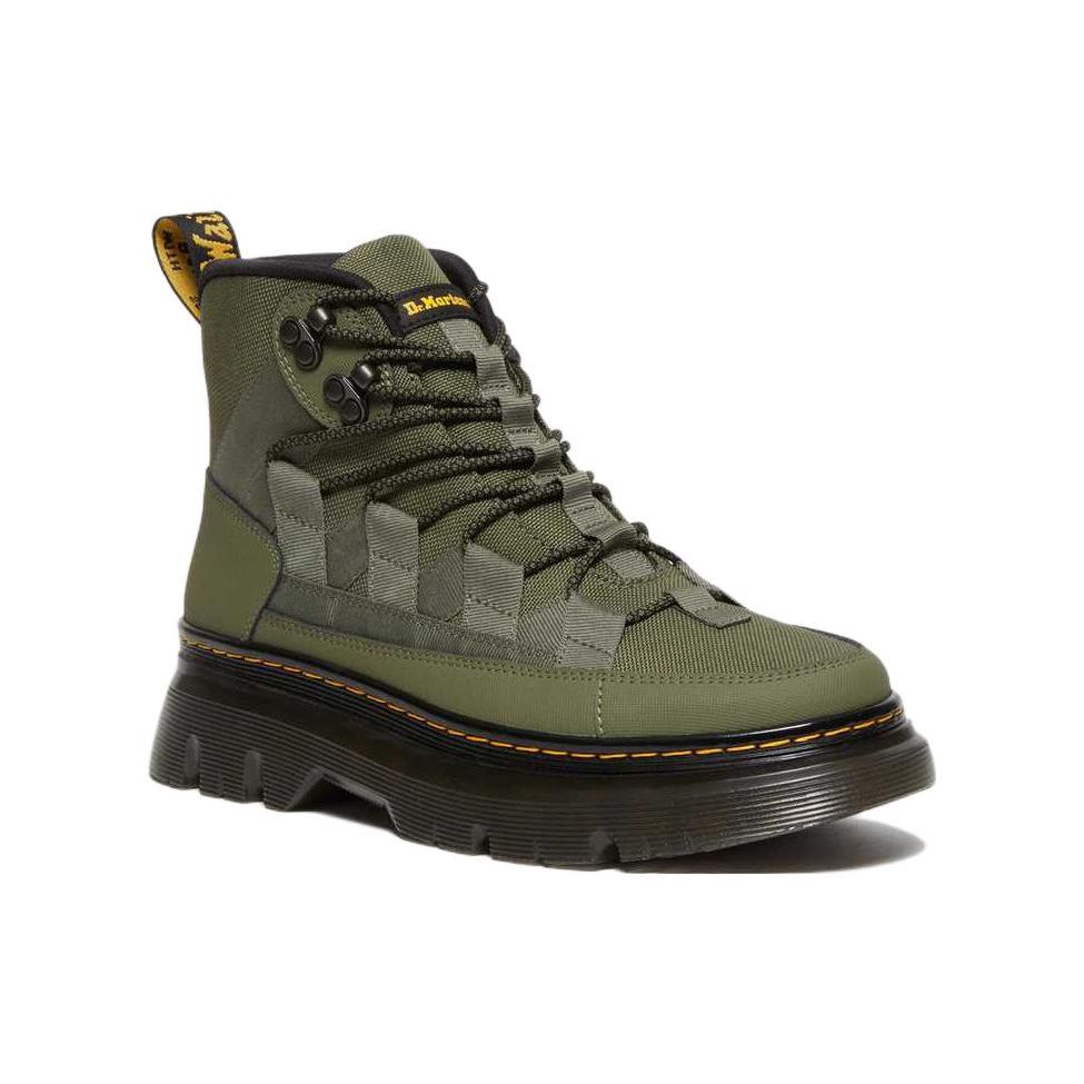 Dr. Martens Boury Round Toe Lace-Up Short Boots Unisex boots Green 27831384