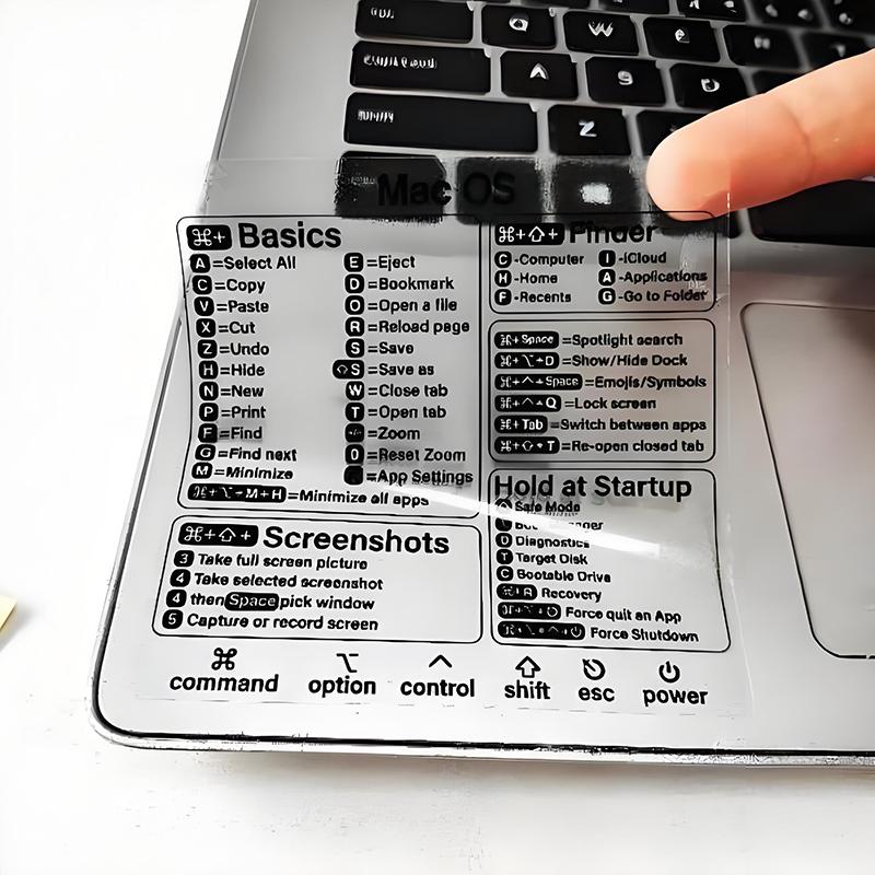 1PC Office Software Memory Waterproof Learn Self-adhesive General Shortcut Keys Assistance Laptops Fast Improve Efficiency